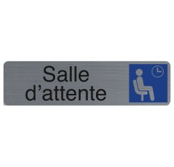 Plaque de signalisation 'Salle d'attente'