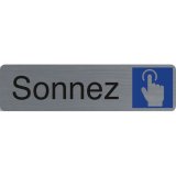 Plaque de signalisation 'Sonnez'