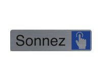 Plaque de signalisation 'Sonnez'
