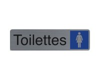 Plaque de signalisation 'Toilettes Dame'