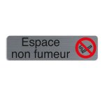 Plaque de signalisation 'Espace non fumeurs'