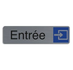 Plaque de signalisation 'Entrée'