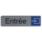 Plaque de signalisation 'Entrée'