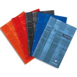 Bloc Pupitre agrafé en-tête A4+ 160 pages détachables et perforées 4 trous détachables petits carreaux - Assortis