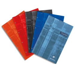 Bloc Pupitre agrafé en-tête A4+ 160 pages détachables et perforées 4 trous détachables petits carreaux - Assortis