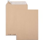 Pochette gpv kraft brun 90g silencieux auto-adhésive 260x330mm sachet 50 unités