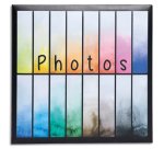 Album photo à pochettes 200 photos 10x15cm Rainbow - Noir