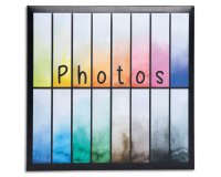 Album photo à pochettes 200 photos 10x15cm Rainbow - Noir