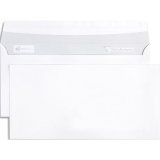 Enveloppe Adhéclair 110x220 80g pqt 50 en box présentoir - Blanc