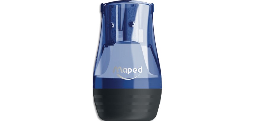 Taille-crayon 2 trous TONIC Metal, bleu/noir