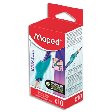 Guide-doigt KIDY Learn, turquoise, carton de 10