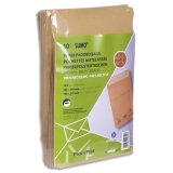 Paquets de 10 pochettes kraft recyclé SUMO format C 165x215 bande de protection