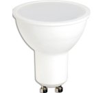 Ampoule connectée LED GU10 350lm 4,9W RGBW 2700K A 6500K. Réglable par contrôle via appli tuya