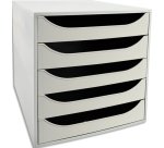 Module de classement ECOBOX, 5 tiroirs