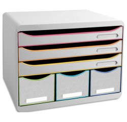 Module de classement Storebox 6 tiroirs Black Office
