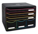 Module de classement Storebox 6 tiroirs Black Office