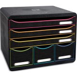 Module de classement Storebox 6 tiroirs Black Office