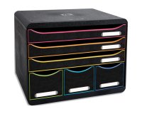 Module de classement Storebox 6 tiroirs Black Office