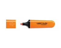 Surligneur bic tank marking highlighter sechage rapide    pointe biseautee coloris      orange