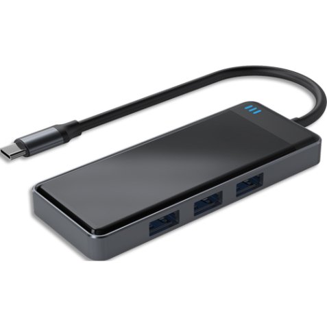 Hub USB-C 3.0 6 ports : 3xUSB-C, 3xUSB-A