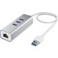 Hub USB-A 3.0 4 ports : 3xUSB-A, 1xRJ45 gigabit