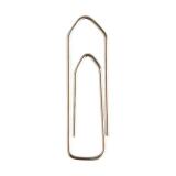 Boîte de 100 Trombones en Acier Galvanisé, bout rond forme ondulée 77 mm