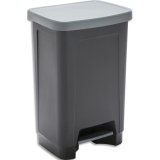 Poubelle à pédale 50L largeur 40 x hauteur 58 x profondeur 33 cm