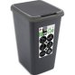 Conteneur d'intérieur 50L pour tri Sélectif largeur 33 x hauteur 54,5 x profondeur 39 cm