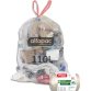 Boîte de 180 sacs à lien coulissant recyclé type 110L résistant coloris translucide