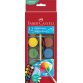 Boîte de 12 pastilles de peinture gouaches + 1 pinceau