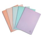 Protège-documents en polypropylène semi rigide Aquarel 100 vues - A4 - Couleurs assorties