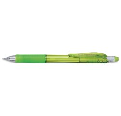 Porte-mines pentel energize canon fixe mine 0,7mm grip    caoutchouc gomme avec capuchoncorps coloris vert translucide