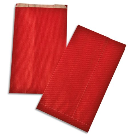 Boîte de 250 Sachets Soufflet 160X270 Rouge