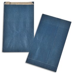 Boîte de 250 Sachets Soufflet 12X20 bleu