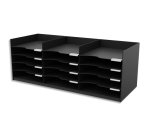 Station de tri Formularbox, 15 compartiments, noir