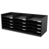 Station de tri Formularbox, 15 compartiments, noir