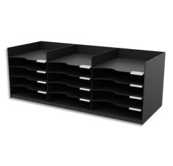 Station de tri Formularbox, 15 compartiments, noir