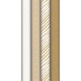 Kraft brut 70g, Blanc & or 5x0,70m, 20rl - Assortiment