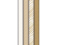 Kraft brut 70g, Blanc & or 5x0,70m, 20rl - Assortiment