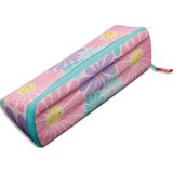 Trousse ouverture xxL, réversible et personnalisable. Polyester. Pastel Lovely Daisy