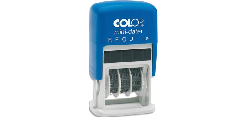 Tampon dateur Mini Dater S160 L1 'RECU le', FR