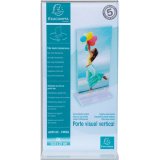 Porte-visuel droit vertical DL - Cristal