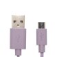 Câble micro usb violet 1m 600407