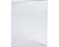 Lot de 3 porte-visuels avec fermeture magnétique A7 - Cristal