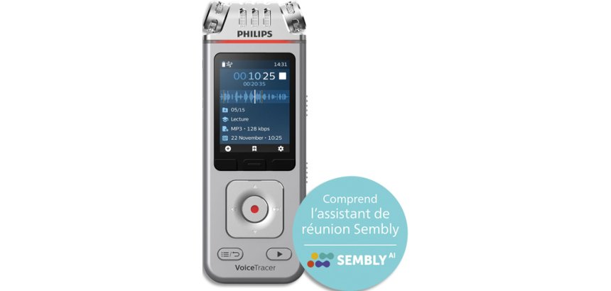Dictáfono digital Philips VoiceTracer DVT4115