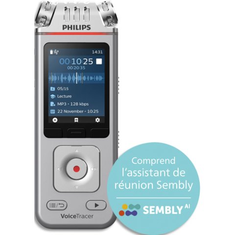 Dictáfono digital Philips VoiceTracer DVT4115