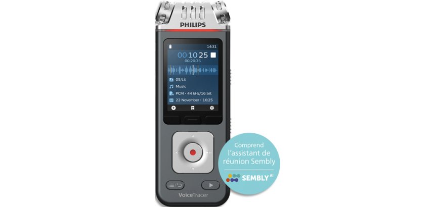Dictáfono digital Philips VoiceTracer DVT6115