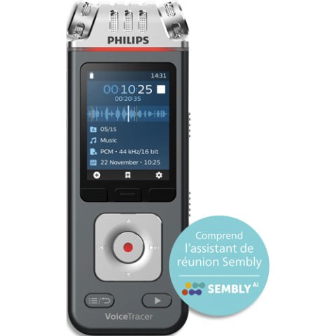 Dictáfono digital Philips VoiceTracer DVT6115