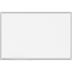 Tableau Blanc émaillé magnétique, cadre aluminium, Format : L60 x H45 cm