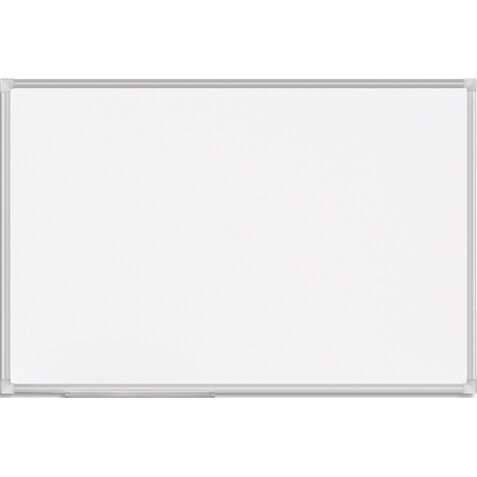 Tableau Blanc émaillé magnétique, cadre aluminium, Format : L90 x H60 cm